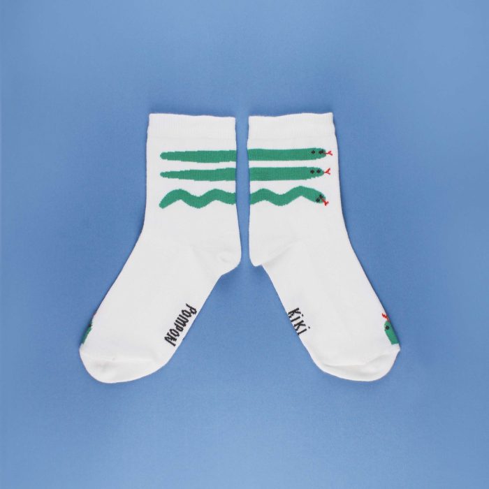 Chaussettes Serpents - Verts -KikiPompon